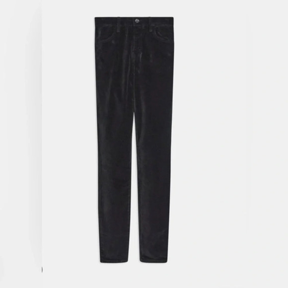 J BRAND for THEORY Grey Dawn Wash Logo Button Womens sz 23 Slim Fit Skinny Jeans - Picture 1 of 9
